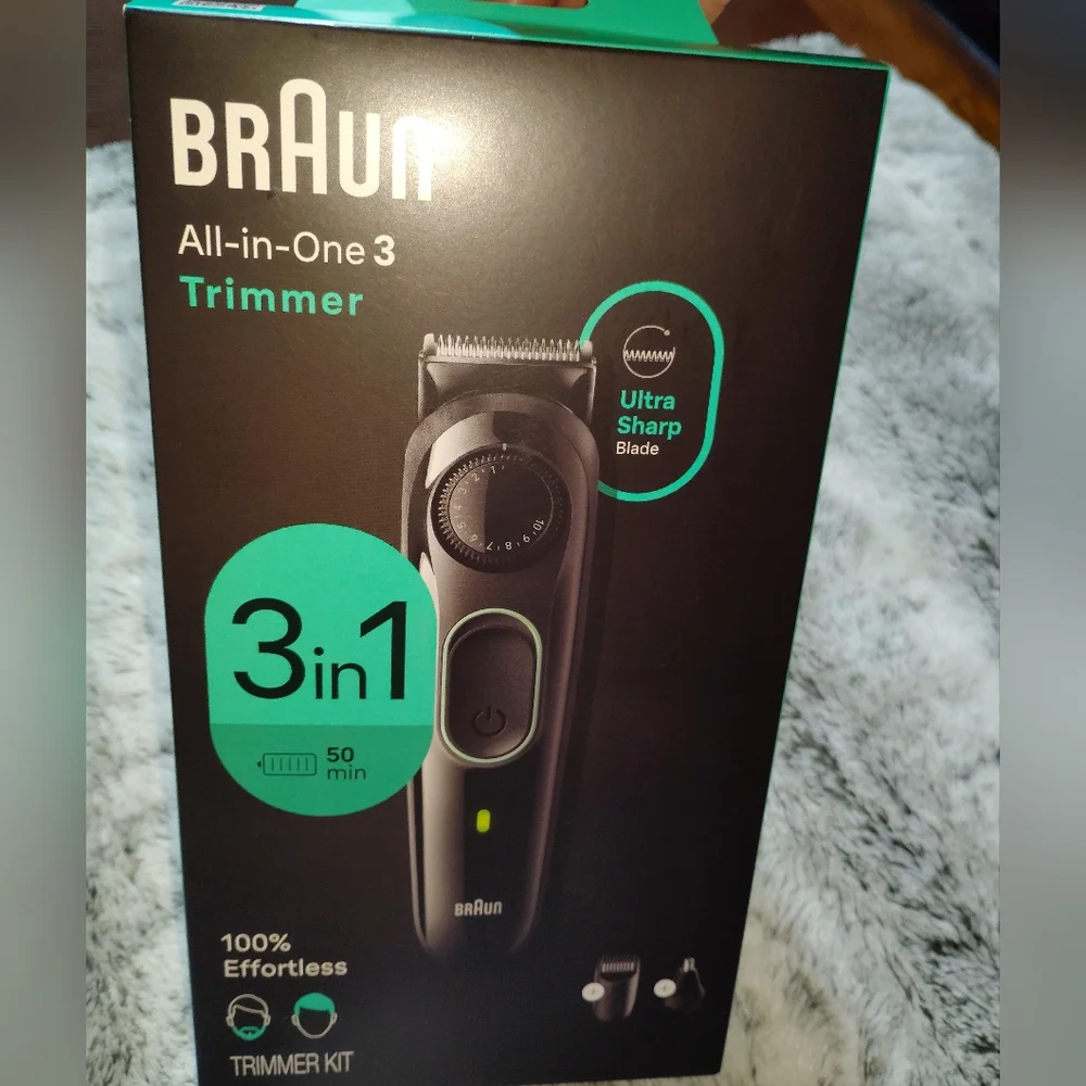 Braun All-in-One Style Kit, 3-in-1 Electric Trimmer for Men,